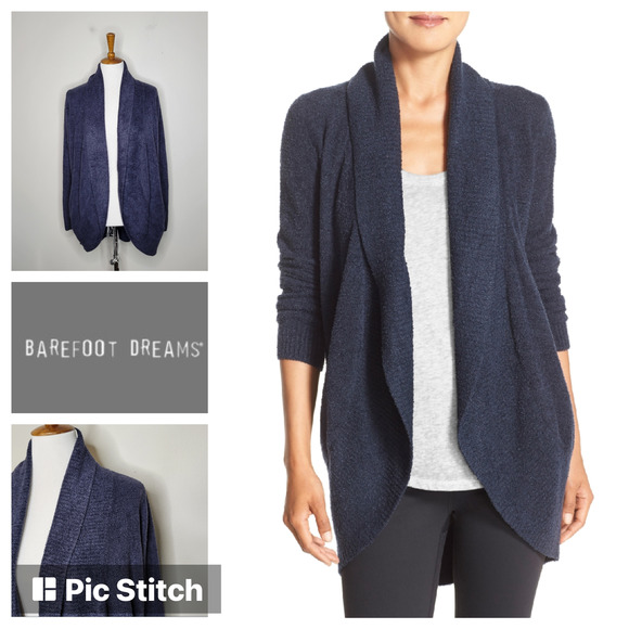 Barefoot Dreams Sweaters - Barefoot Dreams CozyChic Lite Circle Cardi Size Medium